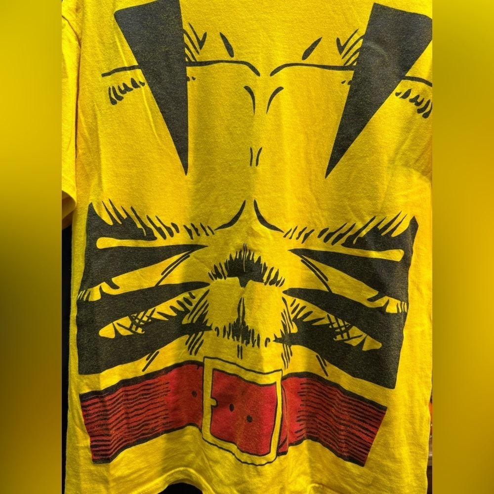 Marvel Shirt Mens Large Yellow Wolverine Chest Super Hero XMen Vintage Rubies - Picture 4 of 6